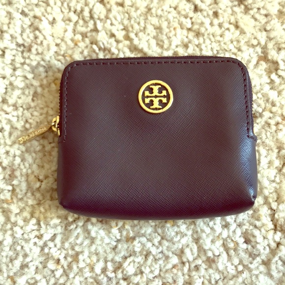Tory Burch Handbags - Tory Burch blue mini zip around wallet